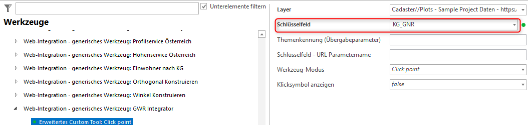 GWR-Integrator Erweitertes Custom Tool GWR-Integrator Erweitertes Custom Tool