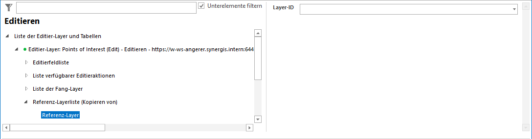Konfiguration des Referenz-Layer