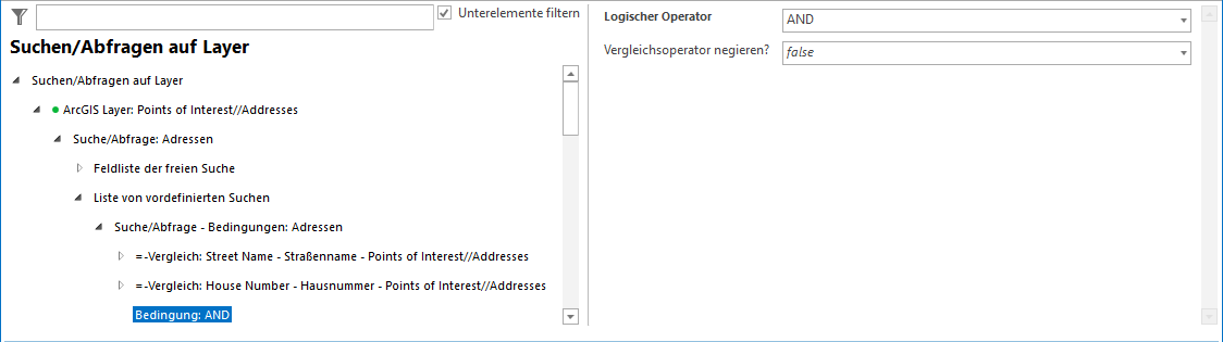 Konfiguration Bedingung