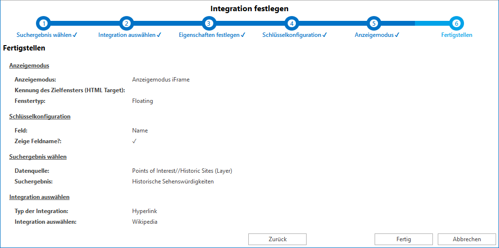 Fertigstellen Fertigstellen