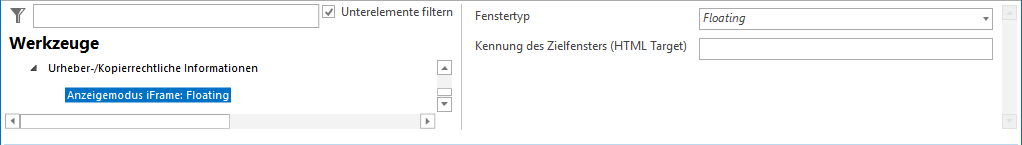 Anzeigemodus Konfiguration