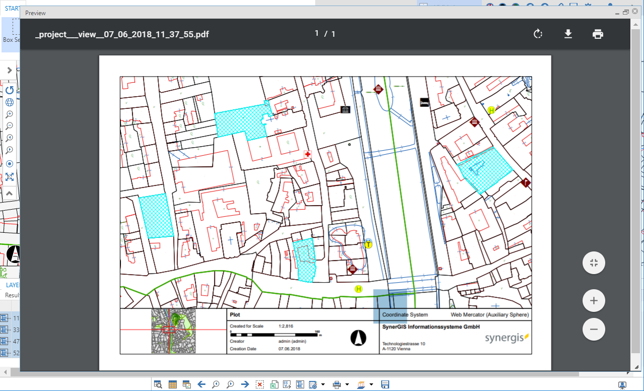 Print of several selected objects Print of several selected objects