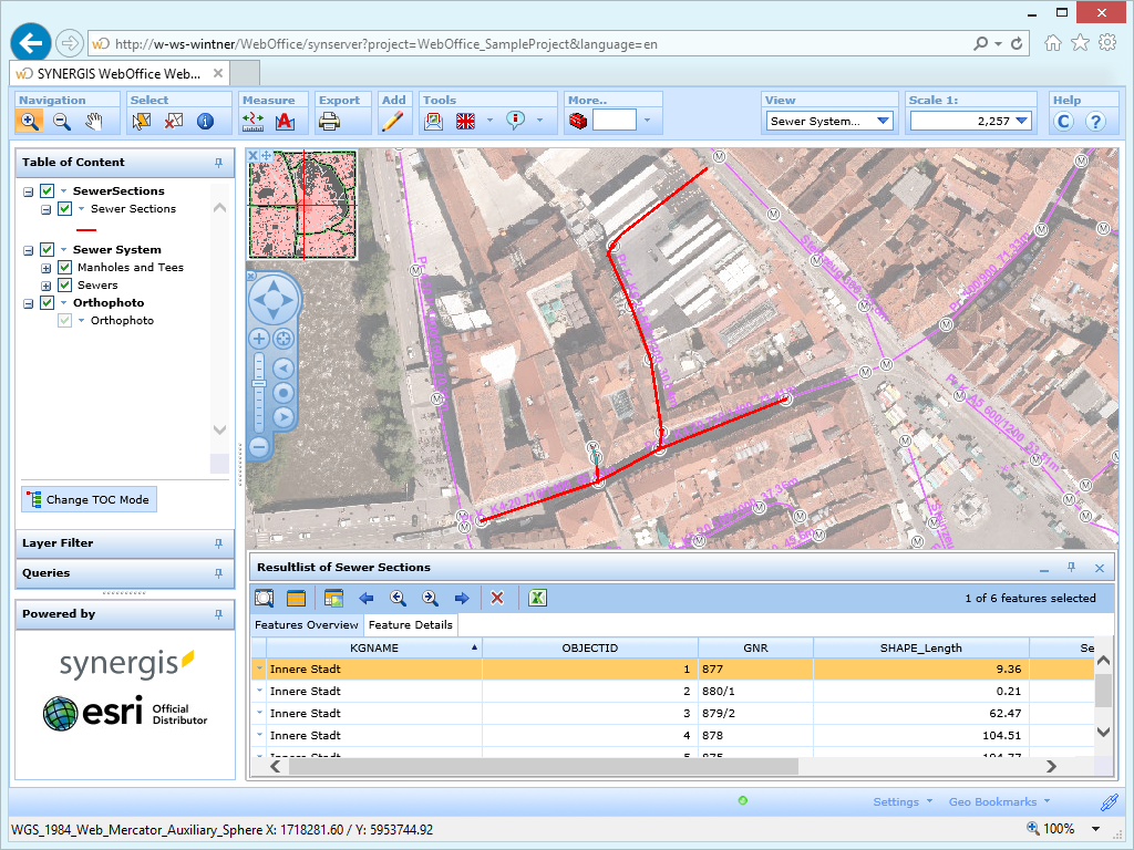 Geoprocessing result with defined output symbology