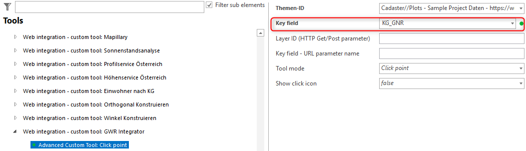 GWR integrator Advanced Custom Tool