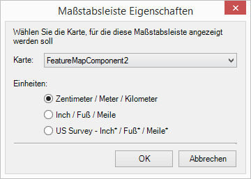 Maßstabsleiste Eigenschaften