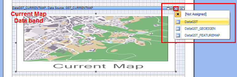 Current Map data band Current Map data band