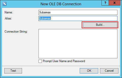 New OleDB connection New OleDB connection