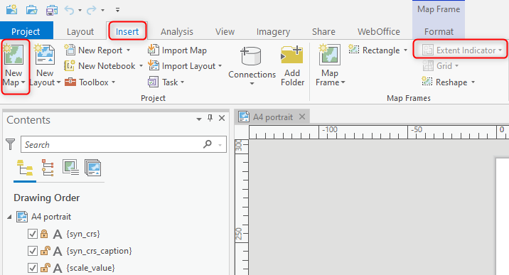 Einfügen einer neuen Karte in ArcGIS Pro Einfügen einer neuen Karte in ArcGIS Pro