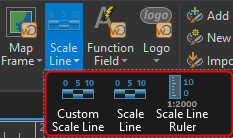 Scale Line Elementtypen