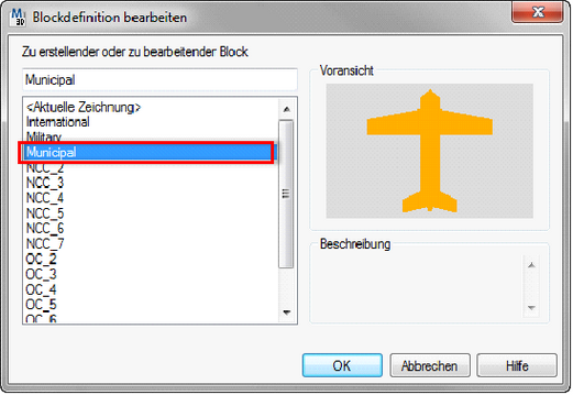 Block für Airport - Municipal