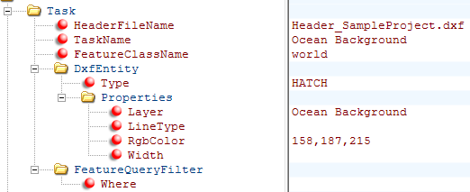 Konfiguration Ocean Background