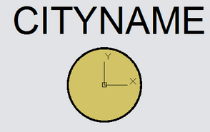 Definition des Attributes CITYNAME pro Block