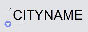 Definition des Attributes CITYNAME pro Block