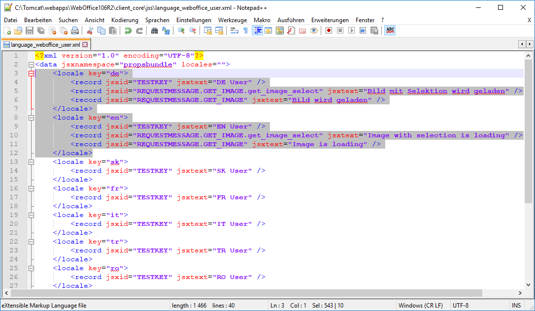 Konfiguration in C:\Tomcat\webapps\<WebOffice Applikation>\client_core\jss\language_weboffice_user.xml