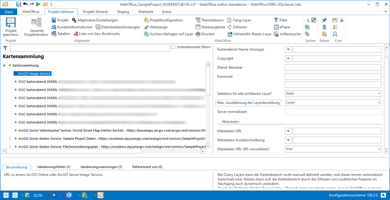 ArcGIS Server Image-Service Konfiguration