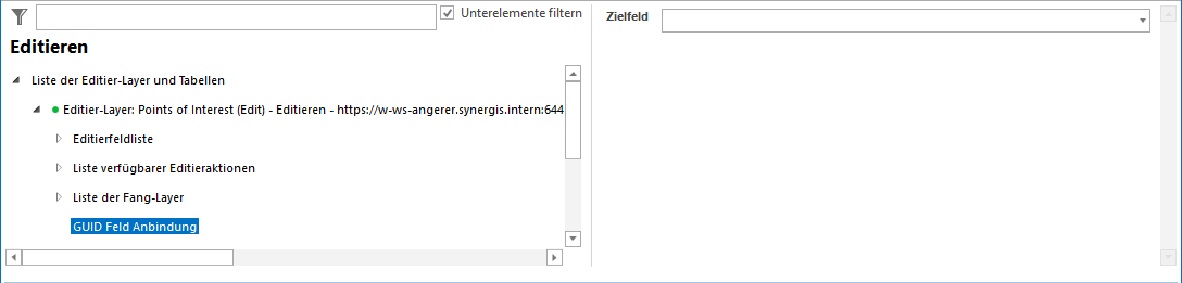 Konfiguration - GUID Feld Anbindung