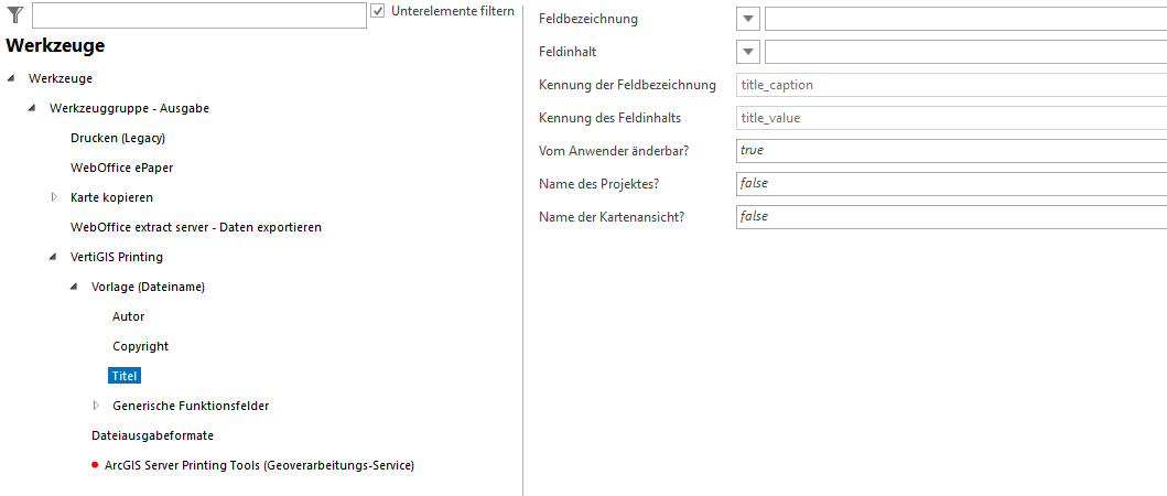 Konfiguration Titel Konfiguration Titel
