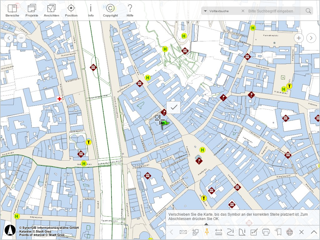 Add a symbol in the WebOffice mobile client - tablet mode Add a symbol in the WebOffice mobile client - tablet mode
