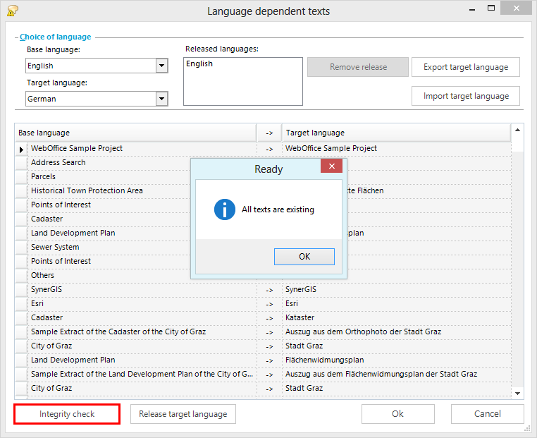 Checking integrity Checking integrity