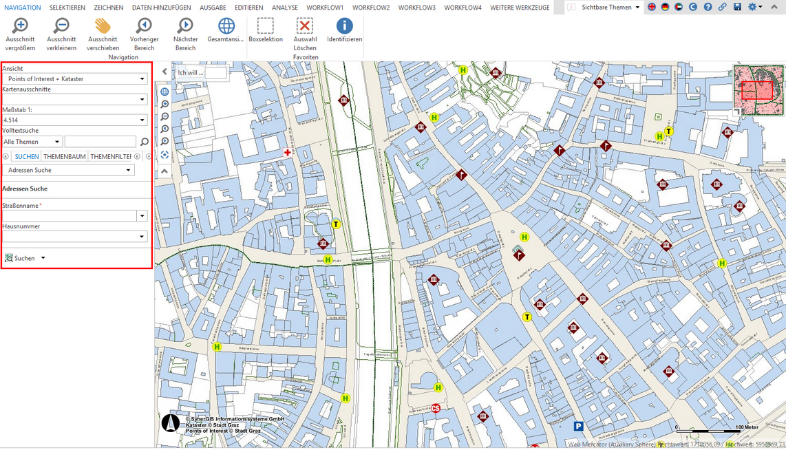 Position des funktionalen Einstiegspunktes im WebOffice core Client Position des funktionalen Einstiegspunktes im WebOffice core Client