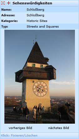 Wechseln zwischen mehreren Maptip-Bildern im WebOffice html Client