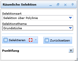 Selektion über Polylinie mit Punkfang