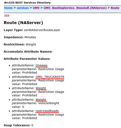 Einschränkungen im Routing-Dienst