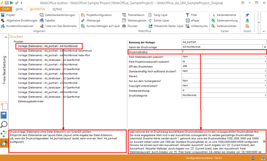 Konfigurationsdokumenation - Links: Konfigurationselement, Rechts: Konfigurationsattribut Konfigurationsdokumenation - Links: Konfigurationselement, Rechts: Konfigurationsattribut