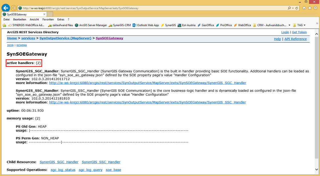 ArcGIS REST Service Verzeichnis ArcGIS REST Service Verzeichnis