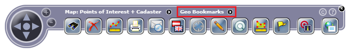 Geo bookmarks  in the WebOffice flex client