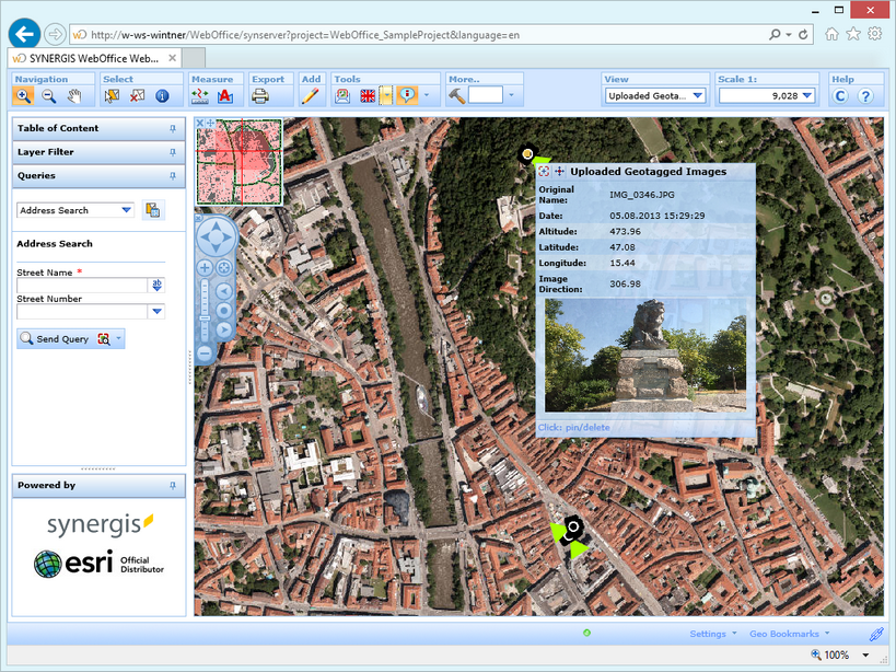 MapTip images in the WebOffice html client MapTip images in the WebOffice html client
