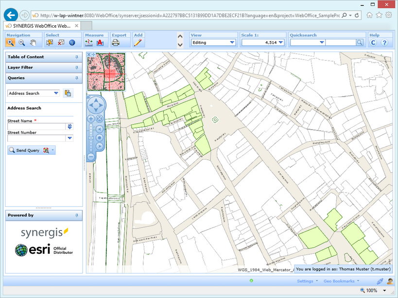 Editing with one of the Editors users - restricted access to editing layer