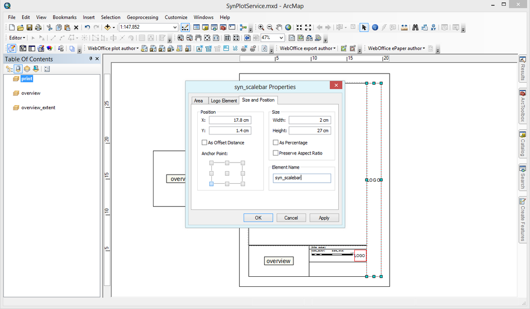 Logo properties Logo properties