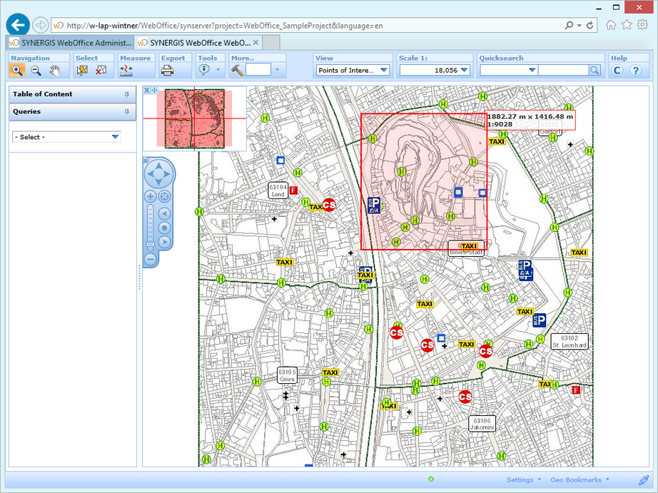 Specifying the map extent to zoom in to Specifying the map extent to zoom in to