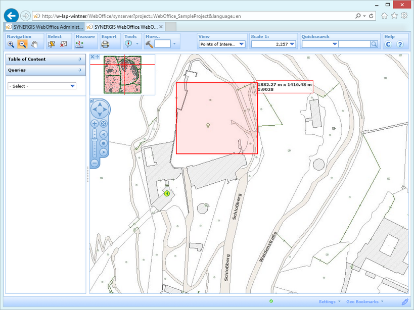 Specifying the map extent to zoom out Specifying the map extent to zoom out