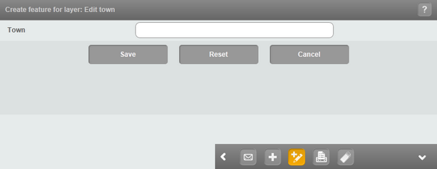 Editing field in the mobile client
