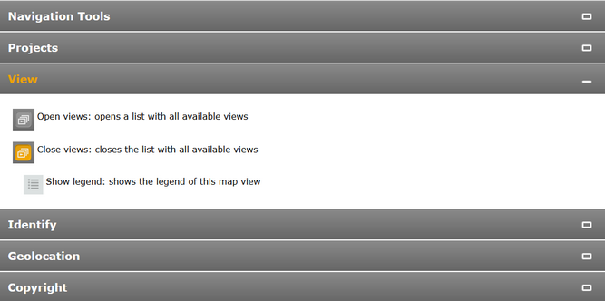 Online help in the mobile client - the chapter views is extended