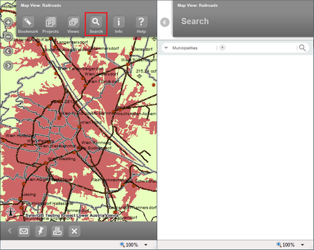 Query on a small display