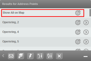 Show all results on the map with only one click