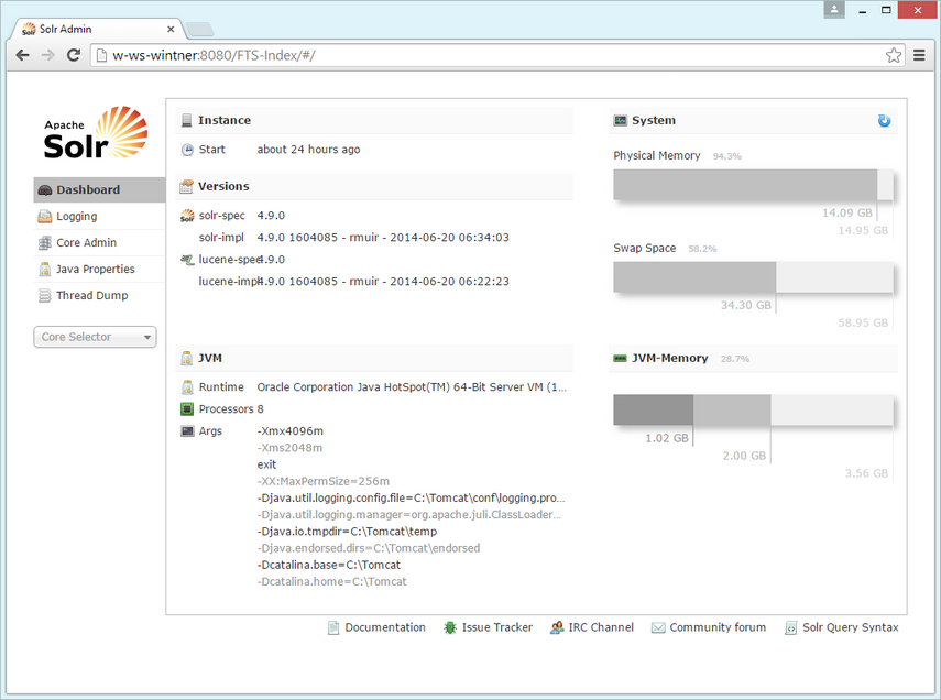 FTS-Index application