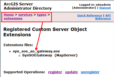 Check succesfull registration