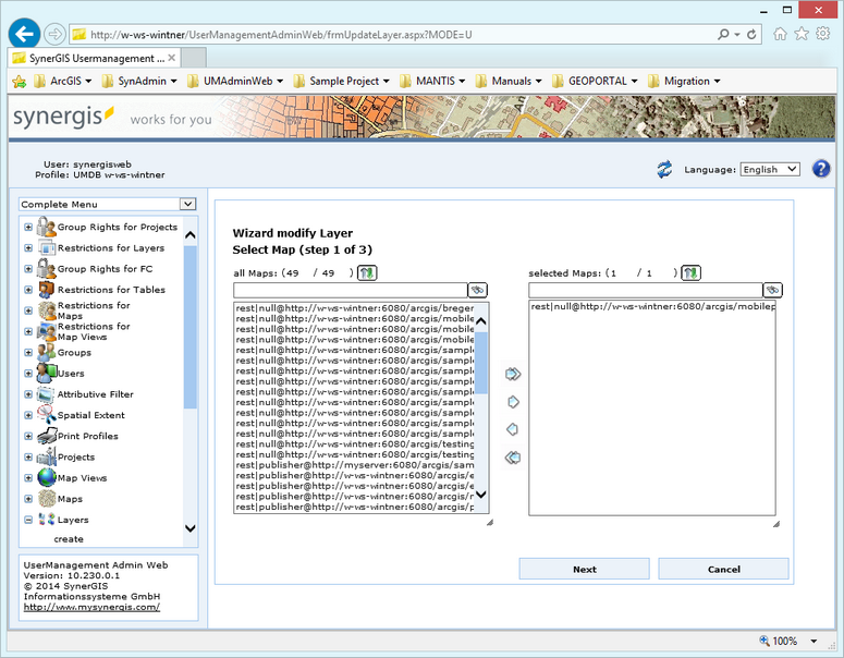 Modify a layer - step 1 Modify a layer - step 1