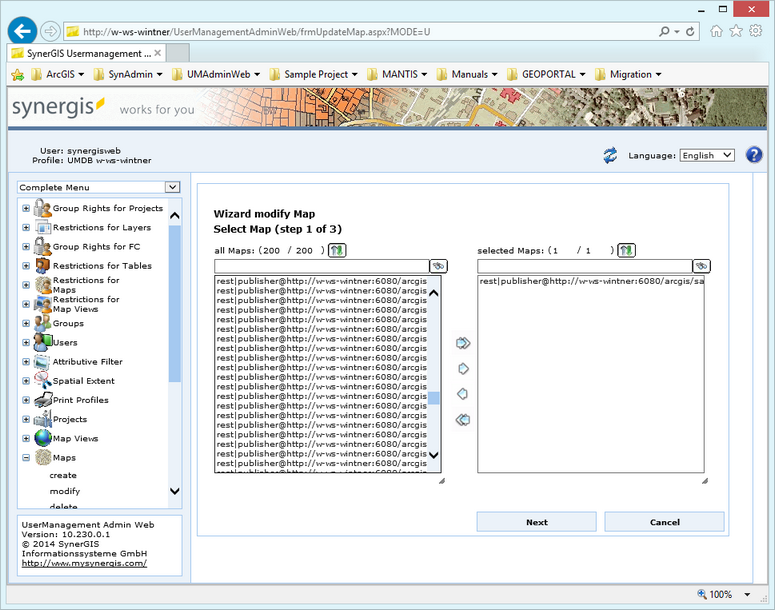 Modify a map - step 1 Modify a map - step 1