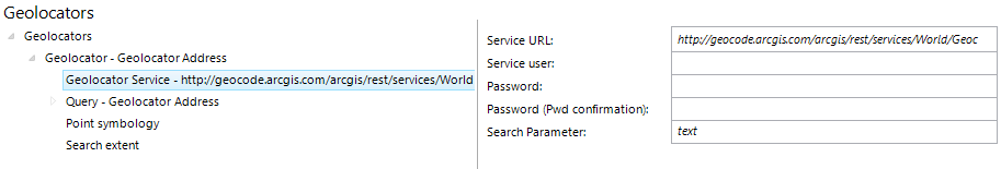 Geolocator service configuration Geolocator service configuration