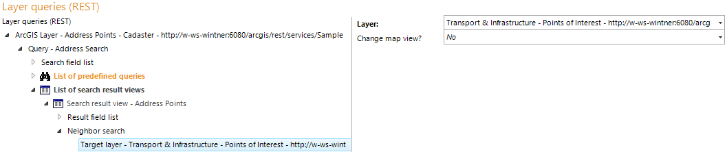 Ziel-Layer Konfiguration Ziel-Layer Konfiguration