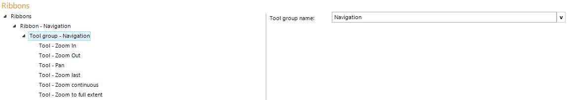 Tool group configuration Tool group configuration