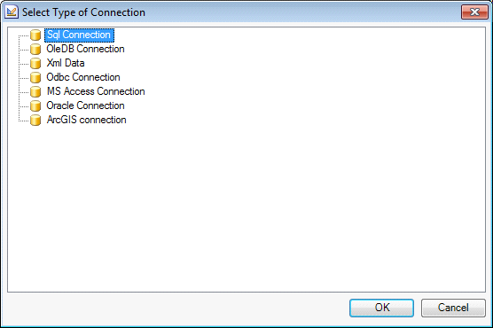 Select connection type.