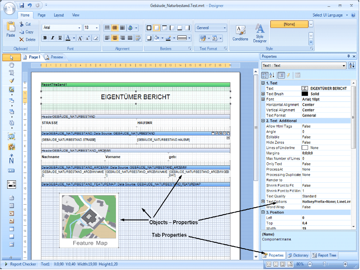 Properties of Objects