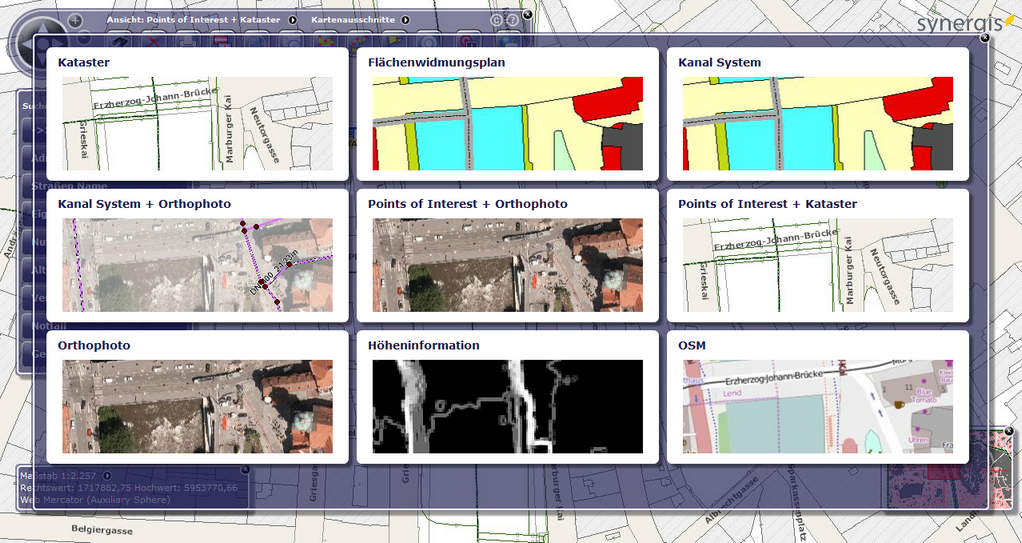 Ansichten im flex Client - Preview