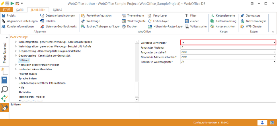 Editier-Werkzeug aktivieren im WebOffice author Editier-Werkzeug aktivieren im WebOffice author
